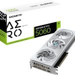 GIGABYTE GeForce RTX 5060 AERO OC 8G Graphics Card - 8GB GDDR7 with WINDFORCE Cooling & Dual BIOS - GV-N5060AERO OC-8GD
