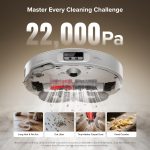 roborock Qrevo CurvX Robot Vacuum and Mop - 22,000Pa Suction with Auto Hot Water Mop Washing & AdaptiLift Chassis - Qrevo Curv X - Image 2
