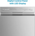 Midea 18 Inch Built-in Dishwasher - 8 Place Settings with Stainless Steel Tub, Heated Dry & 6 Wash Programs - MDF18A1AST - Image 5
