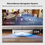 roborock Qrevo Edge 3 Pro Robot Vacuum and Mop - 36,000Pa Suction with AdaptiLift Chassis 3.0 & 10-in-1 Dock - Qrevo Edge 3 Pro (White) - Image 5