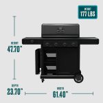 Char-Broil Pro Series 4-Burner Propane Gas Grill - 3-in-1 with Amplifire Infrared Technology & Side Burner - 463281024 - Image 11
