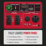 DuroStar DS13000MXT Tri-Fuel Portable Generator - 13000W Peak with Gas, Propane & Natural Gas - DS13000MXT - Image 3