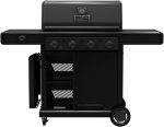 Char-Broil Pro Series 4-Burner Propane Gas Grill - 3-in-1 with Amplifire Infrared Technology & Side Burner - 463281024