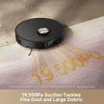 Dreame L50 Ultra Robot Vacuum and Mop - 19,500Pa Vormax Suction with ProLeap 6cm Obstacle Crossing & All-in-One PowerDock - RLL94CE (Black) - Image 5