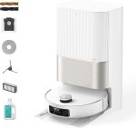 Dreame X50 Ultra Robot Vacuum and Mop - 20,000Pa Vormax Suction with 2.36in Obstacle Crossing & Self-Cleaning Base - RLX85CE (White)