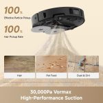 Dreame L60 Ultra FE Robot Vacuum and Mop - 30000Pa Suction with ThermoHub Self-Cleaning & TriCut Brush - RLL51SE (Black) - Image 3