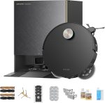 Dreame X60 Max Ultra Complete Robot Vacuum and Mop - 35,000Pa Suction with 3.13" Ultra-Thin Design & 10-in-1 Dock - RLX87DE