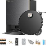 Dreame X60 Max Ultra Complete Robot Vacuum and Mop - 35,000Pa Suction with 3.13" Ultra-Thin Design & 10-in-1 Dock - RLX87DE