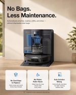 ECOVACS DEEBOT X11S OmniCyclone Robot Vacuum and Mop - 30,000Pa Suction with Bagless OMNICYCLONE Station & OZMO Roller Mop - DEX95 (Black) - Image 7