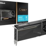ASRock Radeon AI PRO R9700 Creator 32GB Graphics Card - 32GB GDDR6 with RDNA 4 Architecture & Blower Cooling - R9700 CT 32G