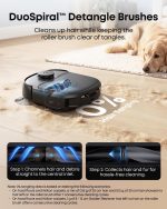 eufy C28 Robot Vacuum and Mop Combo - 15,000 Pa with HydroJet Roller Mop & 75-Day Hands-Free Cleaning - T211A110 - Image 5