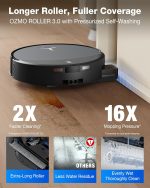ECOVACS DEEBOT T90 Omni Robot Vacuum and Mop - 30,000Pa BLAST Suction with OZMO Roller 3.0 Self-Cleaning Mop & Auto-Empty Station - T90 Omni - Image 2