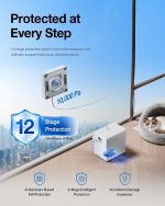 ECOVACS WINBOT W2S PRO Omni Robotic Window Cleaner - 10,000Pa Suction with TruEdge 2.0 & WIN-SLAM 4.0 Navigation - WE005V01 (White) - Image 5