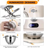 ZACME 8.4QT Commercial Stand Mixer - 800W with 11 Speeds, Tilt Head & NSF/ANSI 8-2023 Certified - ZM-KM76A05 - Image 4