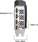 GIGABYTE Gaming Radeon RX 9070 GRE 12GB GDDR6 Graphics Card - WINDFORCE Cooling with Hawk Fan & Dual BIOS - GV-R907GREGAMING OC-12GD - Image 7