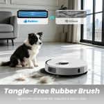 BOTLUXE T30+ Robot Vacuum and Mop Self-Emptying - 12,000Pa Suction with LiDAR Navigation & 75-Day Capacity - T30+ (White) - Image 7