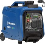 Westinghouse iGen4000DFc Dual Fuel Portable Inverter Generator - 4,000W Peak/3,300W Running with Remote Start & CO Sensor - iGen4000DFc