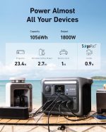 Anker SOLIX C1000 Portable Power Station - 1,056Wh LiFePO4 with 1,800W Output & UltraFast Recharging - A1761 - Image 4