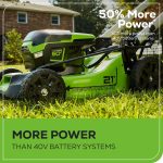 Greenworks 60V 21" Self-Propelled Lawn Mower with (2) 4.0Ah Batteries - MO60L424 - Image 6