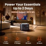 Jackery HomePower 3000 Portable Power Station - 3,072Wh LiFePO4 with 3,600W AC Output & ≤20ms UPS - JHP-3000C - Image 2