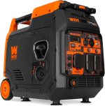 WEN DF480iX Dual Fuel Inverter Generator - 4,800W Gas/4,320W Propane with Electric Start & CO Watchdog - DF480iX