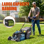 SENIX 22" Self-Propelled Gas Lawn Mower with 201cc Engine & 3-in-1 Cutting - r-high-6 - Image 8