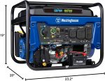 Westinghouse WGen5300DFc Dual Fuel Portable Generator - 6,600W Gas/5,900W Propane with Remote Electric Start & CO Sensor - WGen5300DFc - Image 9