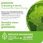 Greenworks 60V 17" Push Lawn Mower with 4.0Ah Battery & Charger - MO60L419 - Image 13