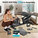 LFEYYD W215 Recumbent Exercise Bike with 16 Resistance Levels & 450 lb Capacity - W215 - Image 8