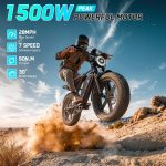 TS TST GRP LLC R004 Electric Bike - 1500W Peak Motor with 48V 15Ah Battery & Fat Tires - R004 - Image 2