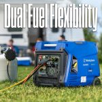 Westinghouse iGen5000DF Dual Fuel Portable Inverter Generator - 5,000W Peak/3,900W Running with Remote Start & RV Outlet - iGen5000DF - Image 2