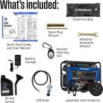 Westinghouse WGen11500DFc Dual Fuel Portable Generator - 14,500W Gas/13,500W Propane with Remote Start & CO Sensor - WGen11500DFc - Image 6