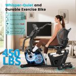 LFEYYD W215 Recumbent Exercise Bike with 16 Resistance Levels & 450 lb Capacity - W215 - Image 3