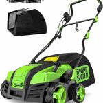 SWIPESMITH 16" Artificial Turf Sweeper with 1800W Motor & 12 Gal Collection Bag - SI-GH002