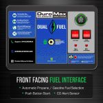 DuroMax XP15000HX Dual Fuel Portable Generator - 15,000W Gas/14,250W Propane with Remote Electric Start & CO Alert - XP15000HX - Image 6