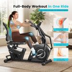 LFEYYD W215 Recumbent Exercise Bike with 16 Resistance Levels & 450 lb Capacity - W215 - Image 2