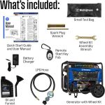 Westinghouse WGen10500TFc Tri-Fuel Portable Generator - 13,500W Gas/12,500W Propane/10,000W NG with Remote Start & CO Sensor - WGen10500TFc - Image 6
