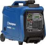 Westinghouse iGen4000DFcv Dual Fuel Portable Inverter Generator - 4,000W Peak/3,300W Running with CO Sensor & RV Outlet - iGen4000DFcv