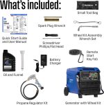 Westinghouse iGen12000DFc Dual Fuel Portable Inverter Generator - 12,000W Peak/9,000W Running with Remote Start & CO Sensor - iGen12000DFc - Image 6