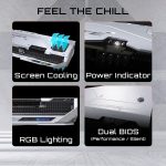 GIGABYTE Radeon RX 9070 XT Gaming OC ICE 16G Graphics Card - 16GB GDDR6, WINDFORCE Cooling, Dual BIOS - GV-R907XGAMINGOCICE-16GD - Image 3