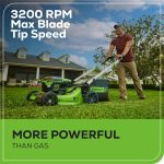 Greenworks 60V 21" Self-Propelled Lawn Mower with (2) 4.0Ah Batteries - MO60L424 - Image 4