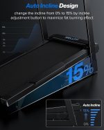 WELLFIT Treadmill with 15% Auto Incline - 5.0HP Motor & 500 lb Capacity - TM029FOLD - Image 5