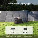 EF ECOFLOW DELTA 3 Ultra Solar Generator with 2x220W Solar Panels - 3072Wh LiFePO4 with 3600W Output & 7200W Surge - EF-DL-H01-3U - Image 2