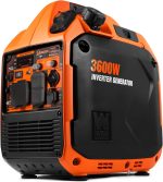WEN DF360iX Dual Fuel Inverter Generator - 3,600W Gas/3,500W Propane with CO Watchdog & RV Outlet - DF360iX