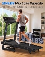 WELLFIT Treadmill with 15% Auto Incline - 5.0HP Motor & 500 lb Capacity - TM029FOLD - Image 2