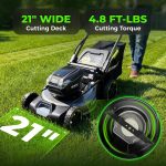 NovorikX 60V 21" Self-Propelled Cordless Lawn Mower with 5.0Ah Battery & Rapid Charger - XLLM7B50 - Image 2