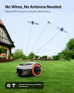 NAVIMOW i210 AWD Robot Lawn Mower - All-Wheel Drive for 45% Slopes, Wire-Free RTK+Vision for 0.25 Acre - i210 AWD - Image 4