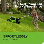Greenworks 60V 21" Self-Propelled Lawn Mower with (2) 4.0Ah Batteries - MO60L424 - Image 5