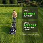 NovorikX 60V 21" Self-Propelled Cordless Lawn Mower with 5.0Ah Battery & Rapid Charger - XLLM7B50 - Image 3