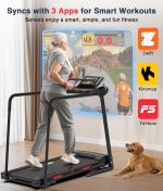 REDLIRO Walking Treadmill for Seniors - 400 lb Capacity with 0.3 MPH Start & Long Handrails - CS1272 - Image 4